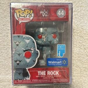 the Rock vinyl figure, pop art series, new in box #44. hard plasticic exterior